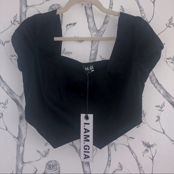 I.AM.GIA ANKAA TOP BLACK L - Picture 6 of 6